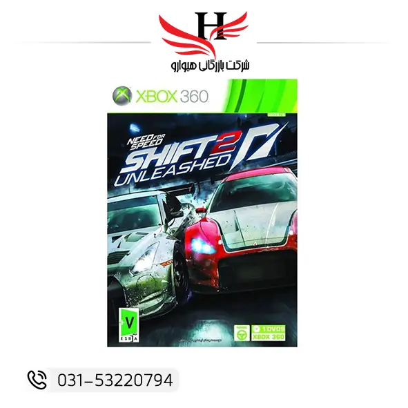 بازی Shift 2 Unleashed Xbox 360 نسخه اصلی 1DVD9 سبک شبیه‌ساز رانندگی حرفه‌ای با گرافیک بالا | خرید تکی و عمده از هیوارو نمایندگی شهرضا اصفهان و تهران